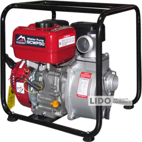 Мотопомпа бензинова Vulkan для чистої води 4800Вт 50мм 30м³/год підйом-25м