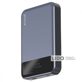 Повербанк (Power Bank) Proove Hoodman Magnetic 20W 10000mAh сірий