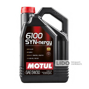 Моторное масло Motul Syn-nergy 6100 5W-30, 4л (107972)