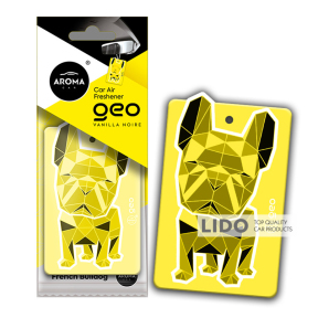 Ароматизатор Aroma Car Cellulose Geo Dog - Yellow Vanilla Noire