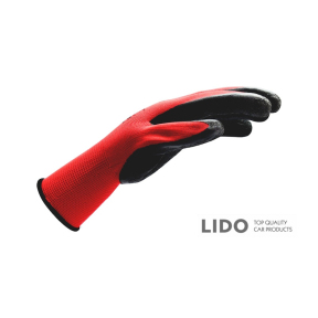 Рукавиці захисні з латексним покриттям Wurth Red Latex Grip пара, розмір 8