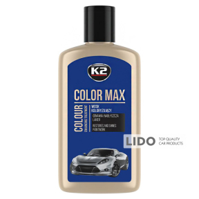 Поліроль восковий для кузова K2 Color Max синій 250мл