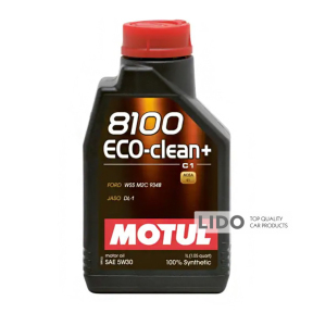 Моторне масло Motul 8100 Eco-clean+ 5W-30, 1л (101580)