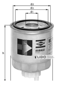 Фільтр паливний Knecht KC186