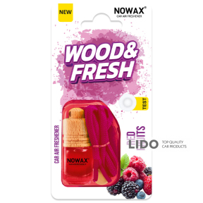 Ароматизатор повітря в блістері Nowax Wood&Fresh - Red Fruits