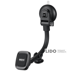 Держатель телефона автомобильный Brevia FlexArm+ MagHold с присоской, гибкий 264мм, 4 магнита, черный