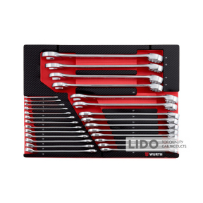 Набор ключей Wurth рожково-накидных ключей 27шт