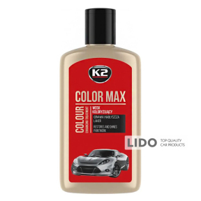 Поліроль восковий для кузова K2 Color Max червоний 250мл