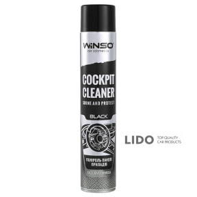 Полироль для приборной панели Winso Exclusive Cockpit Cleaner Black, 750мл