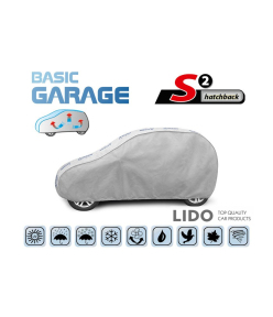 Чохол-тент для автомобіля Basic Garage S2 hatchback (320-332см)