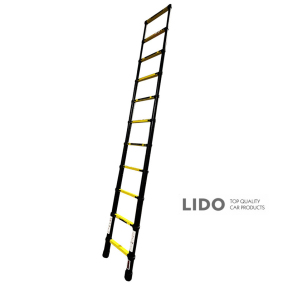 Лестница телескопическая алюминиевая GTM KME1032Y/881032 11 ступеней 3.2м