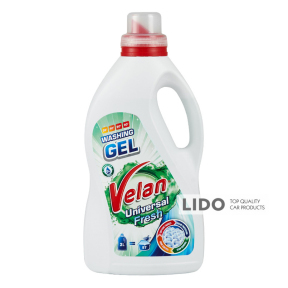 Гель для стирки Velan Universal Fresh универсальный свежесть 2л