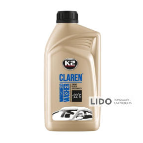 Омивач скла зимовий K2 Claren Windshield Washer -22°С з нейтральним ароматом 1л