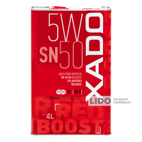 Моторное масло Xado Atomic Oil Red Boost 5W-50 4л