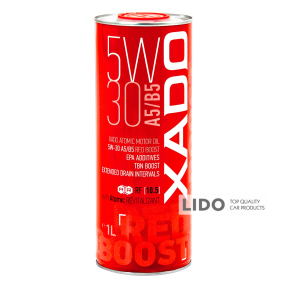 Моторное масло Xado Atomic Oil Red Boost 5W-30 1л