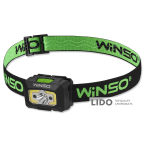 Фонарь налобный Winso 280Lm, 3W XPE+ COB, 1200mAh, с сенсором белый/красный Фонарь налобный Winso 280Lm, 3W XPE+ COB, 1200mAh, с сенсором белый/красный