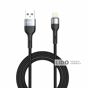 Кабель Winso Pro USB to Lightning TPE+плетіння 1,2м чорний