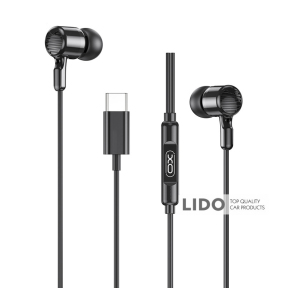 Навушники дротові XO EP81 Sunflower In-Ear Type-C чорні