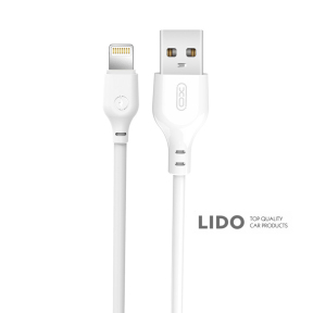 Кабель XO USB to Lightning 2,1А 1м білий