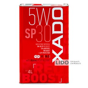 Моторное масло Xado Atomic Oil Red Boost 5W-30 4л