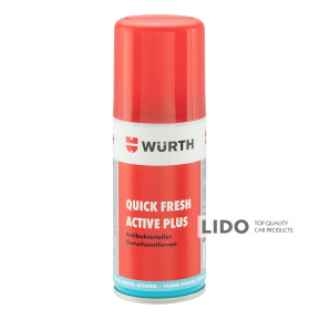 Очисник кондиціонера Wurth Quick Fresh Active Plus антибактеріальний 100мл