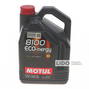 Моторне масло Motul Eco-nergy 8100 0W-30, 5л (102794)