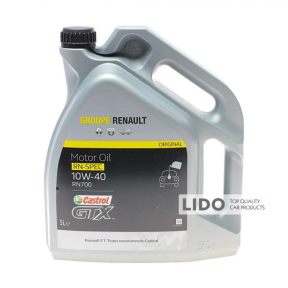 Моторное масло Renault Castrol GTX RN700 10W-40 5л