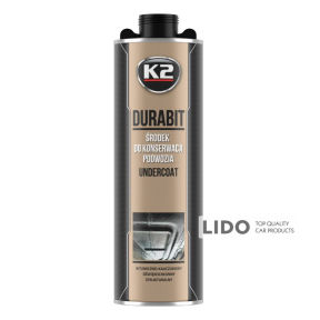 Антигравий для защиты от гравия и коррозии K2 Durabit черный под пистолет 1л