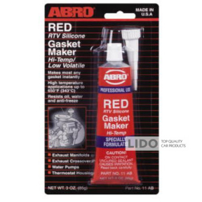 Герметик прокладки Abro Red 85г