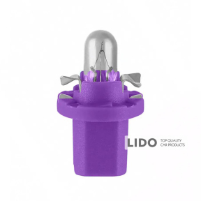Лампа накаливания Narva 12V 0,4W BX8,5D фиолетовая, 10шт