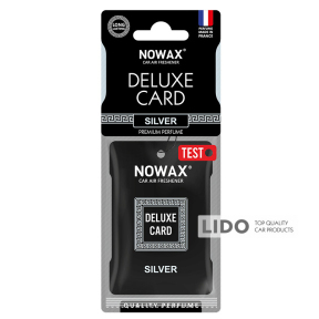 Ароматизатор Nowax Delux Card Silver, 6g