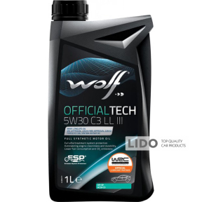 Моторне масло Wolf Official Tech 5W-30 C3 LL III 1л