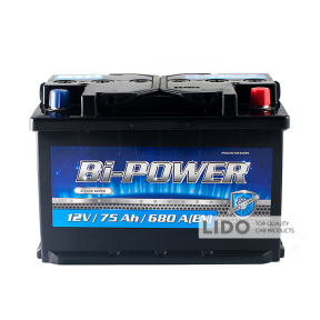 Акумулятор Bi-Power 75 Аh/12V [- +]