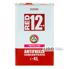 Антифриз Xado Antifreeze Red 12++ красный концентрат 4л
