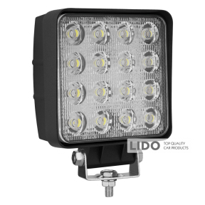 Фара світлодіодна Winso Pro EPISTAR white розсіяний 10-30V, 48W (16x3W), 1шт