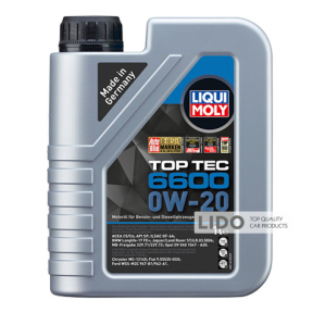 Моторне масло Liqui Moly Top Tec 6600 0W-20 1л