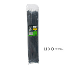 Хомуты Winso пластиковые черные 4,8x380, 100шт