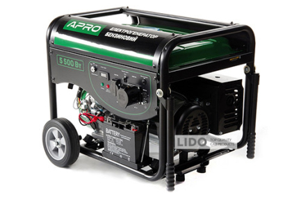 Генератор Apro бензиновий 4-х тактний GG-50Е 5.0/5.5 кВт електрозапуск