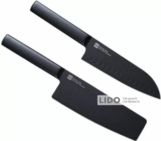 Набор ножей из 2 предметов Xiaomi HuoHou Heat Knife Set Black 2 pcs