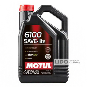 Моторное масло Motul Save-lite 6100 5W-20, 4л (108030)