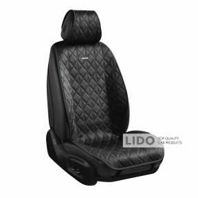 Комплект преміум накидок для сидінь CarLife Nitro, black