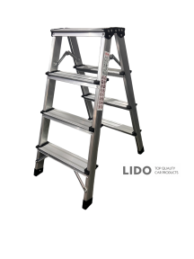 Стройница двухсторонняя GTM KMH1204 0,78м алюминиевая