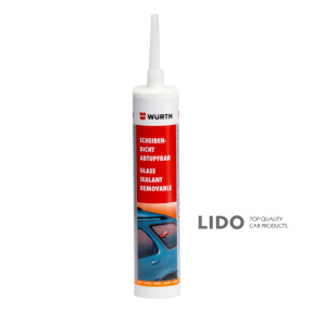 Герметик для стекла Wurth черный 310мл