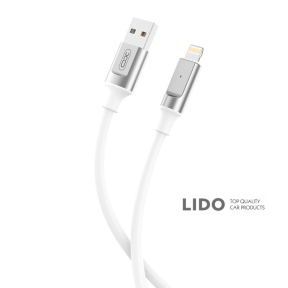 Кабель XO Liquid Silicone USB to Type-C 6A 1м білий