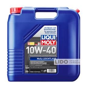 Моторне масло Liqui Moly MoS2 Leichtlauf SAE 10W-40 20л