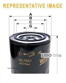 Фильтр масляный Wix 7193 (632/1)