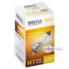 Галогенова лампа Brevia H7 12V 100W PX26d Rally CP