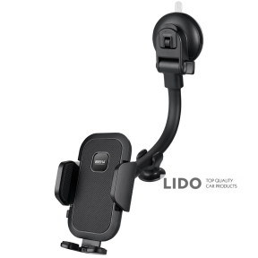 Держатель телефона автомобильный Brevia FlexArm MultyHold с присоской, гибкий 264мм, для 4.7-6.8