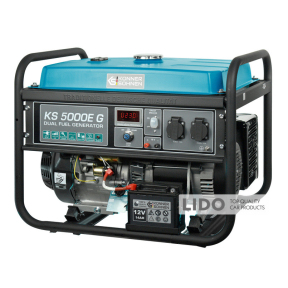 Генератор Konner & Sohnen газобензиновий 4кВт KS 5000E G