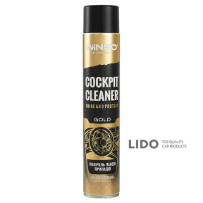 Полироль для приборной панели Winso Exclusive Cockpit Cleaner Gold, 750мл